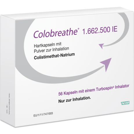 Colobreathe 1.662.500 IE Hartkapsel mit Pulver zur Inhalation
