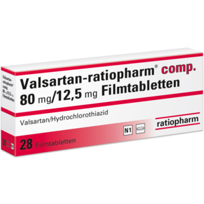 Valsartan-ratiopharm® comp. 80 mg/12,5 mg Filmtabletten