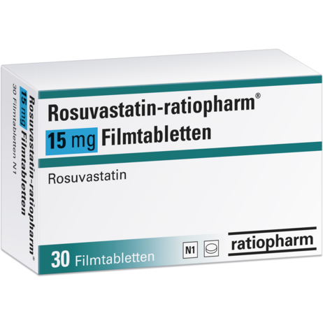 Rosuvastatin-ratiopharm® 15&nbsp;mg Filmtabletten