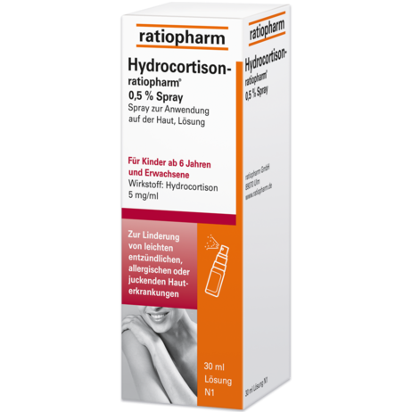 Hydrocortison-ratiopharm® 0,5&nbsp;% Spray