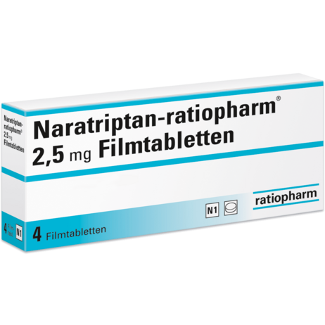 Naratriptan-ratiopharm® 2,5&nbsp;mg Filmtabletten
