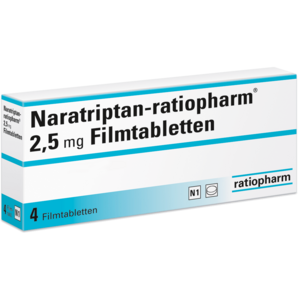 Naratriptan-ratiopharm® 2,5 mg Filmtabletten