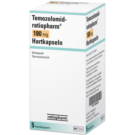 Temozolomid-ratiopharm® 180&nbsp;mg Hartkapseln