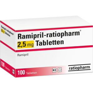 Ramipril-ratiopharm® 2,5 mg Tabletten