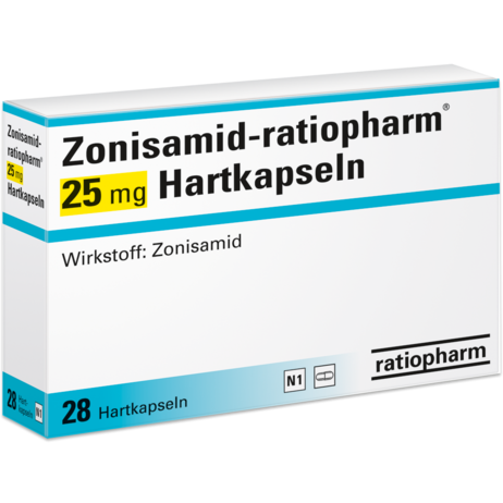 Zonisamid-ratiopharm® 25&nbsp;mg Hartkapseln