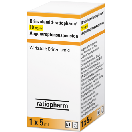 Brinzolamid-ratiopharm® 10&nbsp;mg/ml Augentropfensuspension