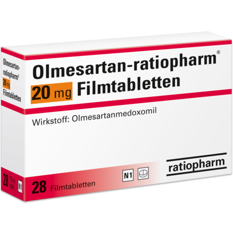 Olmesartan-ratiopharm® 20&nbsp;mg Filmtabletten