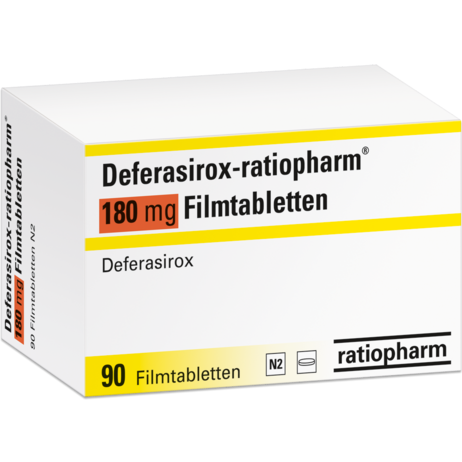 Deferasirox-ratiopharm® 180&nbsp;mg Filmtabletten