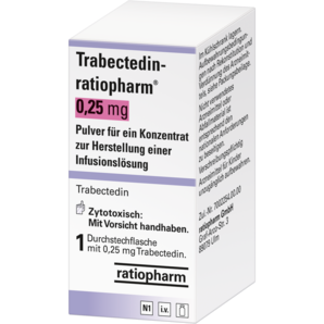 Trabectedin-ratiopharm® 0,25 mg Pulver für ein Konzentrat zur Herstellung einer Infusionslösung