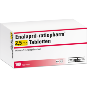 Enalapril-ratiopharm® 2,5 mg Tabletten