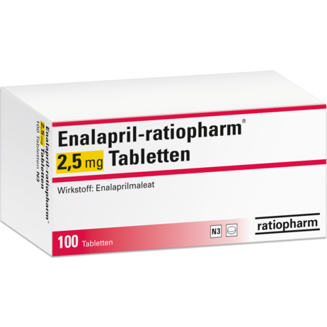 Enalapril-ratiopharm® 2,5&nbsp;mg Tabletten