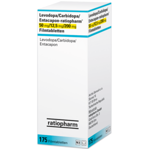 Levodopa/Carbidopa/Entacapon-ratiopharm® 50 mg/12,5 mg/200 mg Filmtabletten