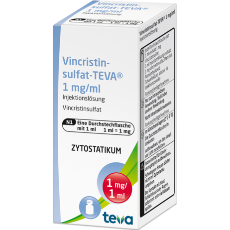 Vincristinsulfat-TEVA® 1&nbsp;mg/ml Injektionslösung