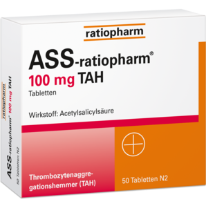 ASS-ratiopharm® 100 mg TAH Tabletten