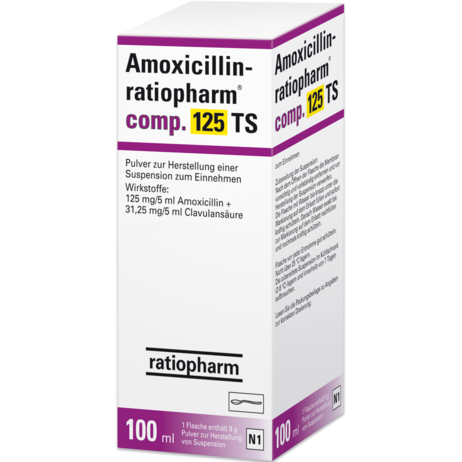 Amoxicillin-ratiopharm® comp. 125 TS
