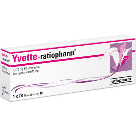Yvette-ratiopharm® 75&nbsp;Mikrogramm Filmtabletten