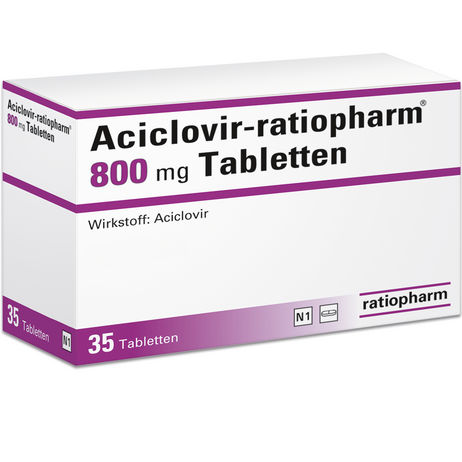 Aciclovir-ratiopharm® 800&nbsp;mg Tabletten