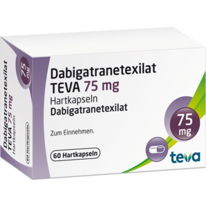 Dabigatranetexilat TEVA 75 mg Hartkapseln