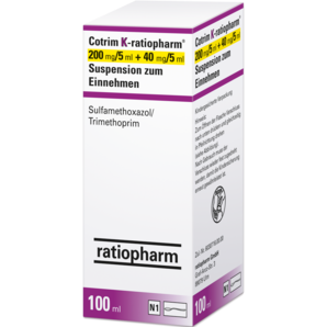 Cotrim K-ratiopharm® 200 mg/5 ml + 40 mg/5 ml Suspension zum Einnehmen