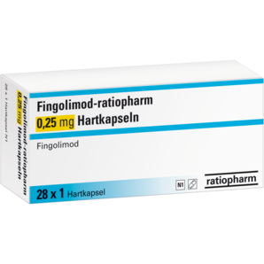 Fingolimod-ratiopharm 0,25 mg Hartkapseln