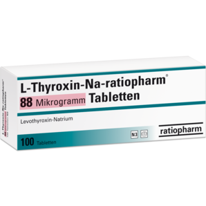 L-Thyroxin-Na-ratiopharm® 88 Mikrogramm Tabletten