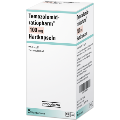 Temozolomid-ratiopharm® 100&nbsp;mg Hartkapseln