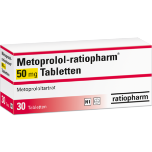 Metoprolol-ratiopharm® 50 mg Tabletten