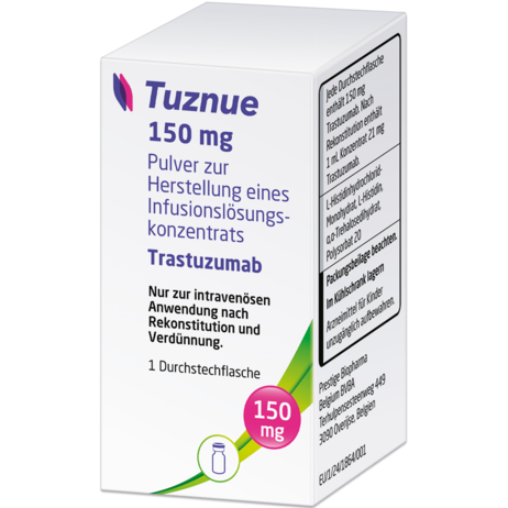Tuznue 150&nbsp;mg Pulver zur Herstellung eines Infusionslösungskonzentrats