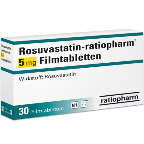Rosuvastatin-ratiopharm® 5&nbsp;mg Filmtabletten