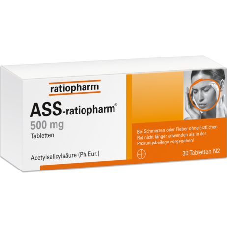 ASS-ratiopharm® 500&nbsp;mg