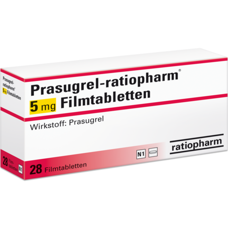 Prasugrel-ratiopharm® 5&nbsp;mg Filmtabletten