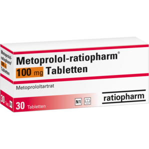 Metoprolol-ratiopharm® 100 mg Tabletten