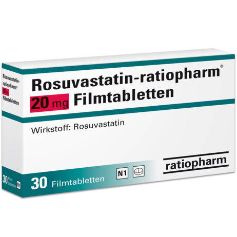Rosuvastatin-ratiopharm® 20&nbsp;mg Filmtabletten