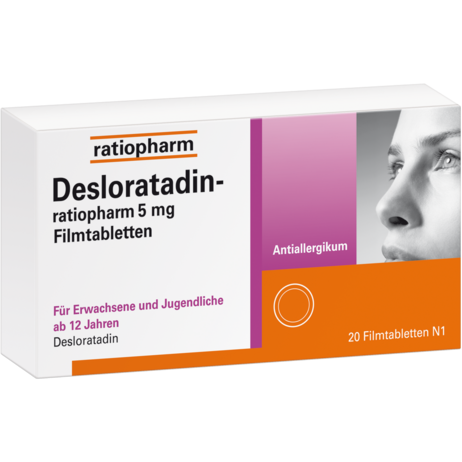 Desloratadin-ratiopharm 5&nbsp;mg Filmtabletten