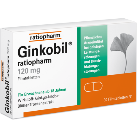 Ginkobil® ratiopharm 120 mg Filmtabletten