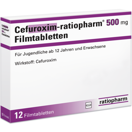 Cefuroxim-ratiopharm® 500&nbsp;mg Filmtabletten