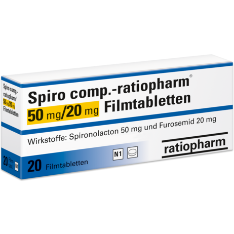 Spiro comp.-ratiopharm® 50&nbsp;mg/20&nbsp;mg Filmtabletten