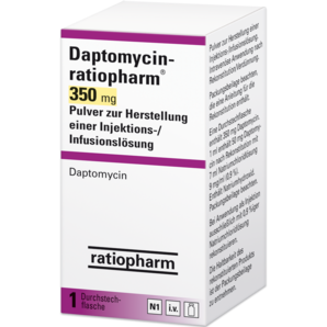Daptomycin-ratiopharm® 350 mg Pulver zur Herstellung einer Injektions-/Infusionslösung