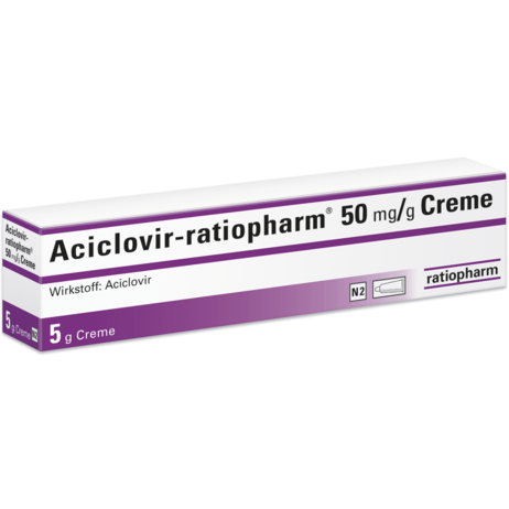 Aciclovir-ratiopharm® 50&nbsp;mg/g Creme