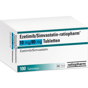 Ezetimib/Simvastatin-ratiopharm® 10 mg/80 mg Tabletten