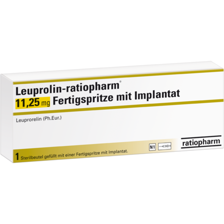 Leuprolin-ratiopharm® 11,25&nbsp;mg Fertigspritze mit Implantat
