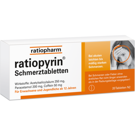 ratiopyrin® Schmerztabletten