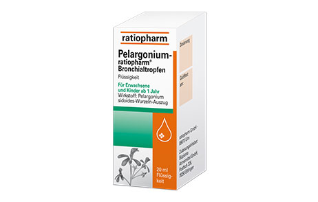 Pelargonium-ratiopharm® Bronchialtropfen bei akuter Bronchitis und Husten
