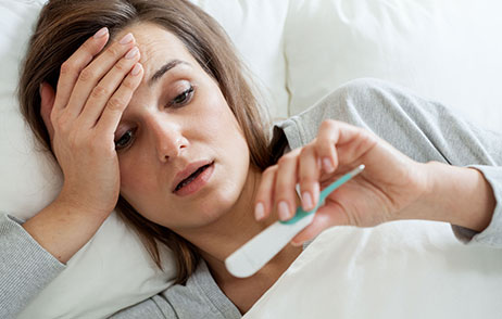 Bakterielle Folgeinfektion als Komplikationen einer Erkältung 