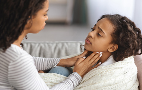 Symptome bei Halschmerzen 