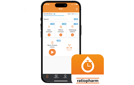 Blasentrainer App Startbildschirm