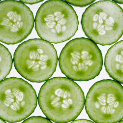 runde Gurkenscheiben