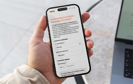 Handy mit Erinnerungsfunktion auf dem Screen