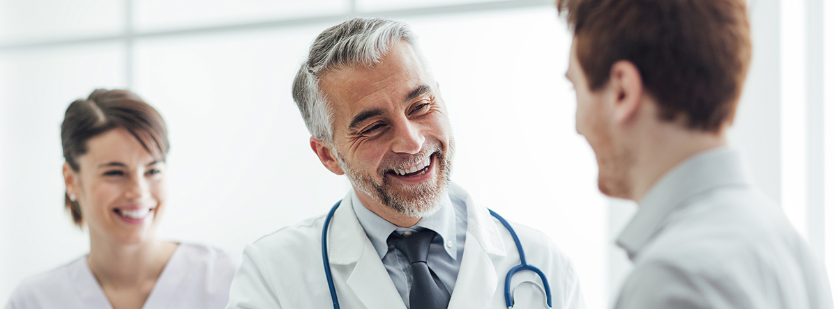 Arzt und Patient Beratung