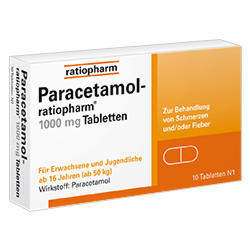 Paracetamol-ratiopharm® 1000 mg Tabletten